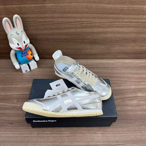Asics Onitsuka Tiger Mexico 66 Silver Off White - Picture 8 of 9